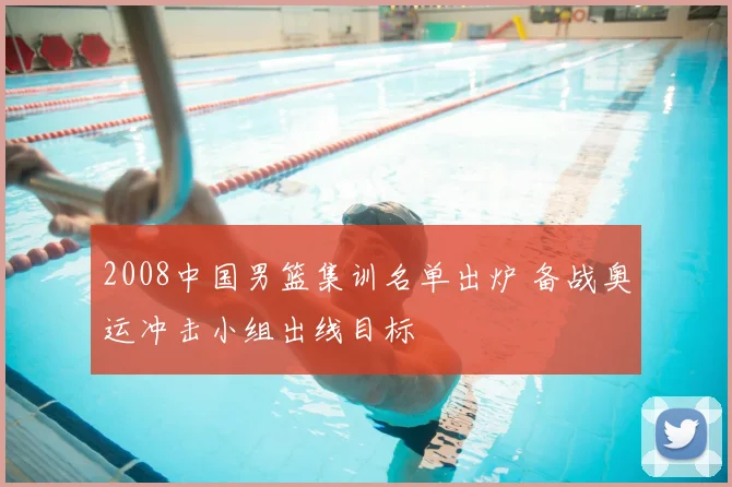 2008中国男篮集训名单出炉 备战奥运冲击小组出线目标