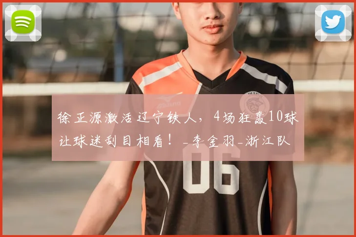 徐正源激活辽宁铁人,4场狂轰10球让球迷刮目相看!_李金羽_浙江队_铁人队